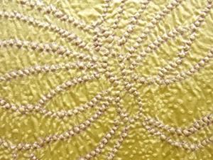 アンティーク　絞り蝶模様着物